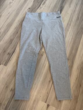 Juicy Couture Sport Light Grey Heather Leggings Women's Size XL